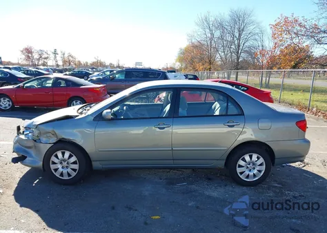 2004 Toyota Corolla Le из США, поврежденный, VIN 2T1BR38EX4C299539